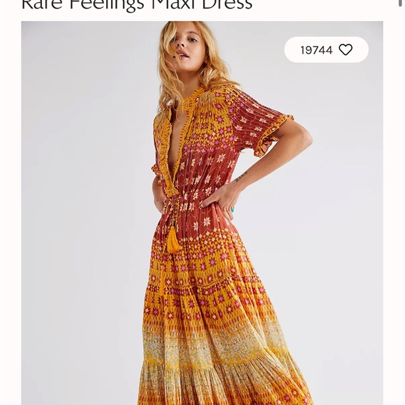 👗FREE PEOPLE MAXI DRESS 👗 - Picture 11 of 13